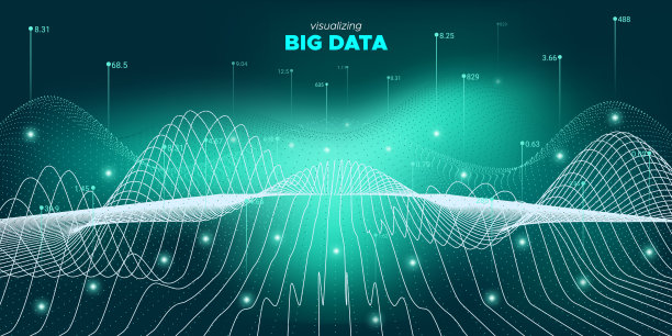 浪潮大数据流。数据矩阵图片下载