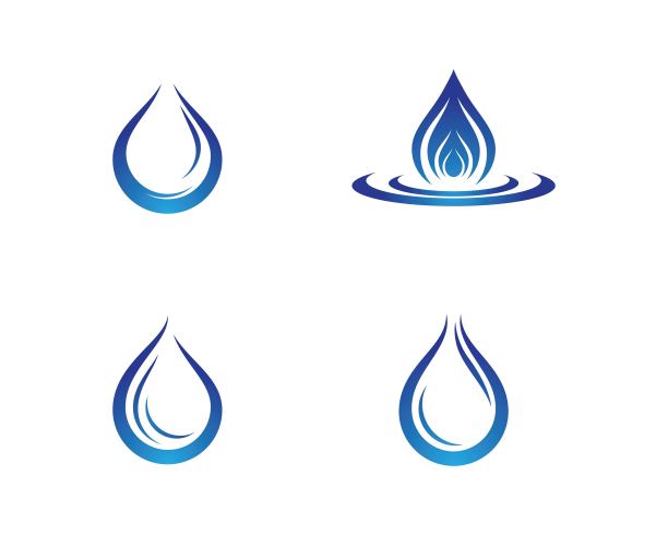 水滴矢量图标图片下载