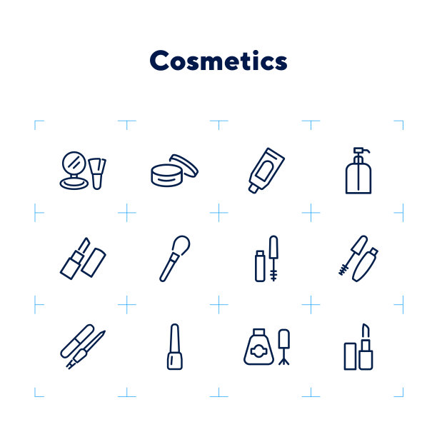 化妆品图标图片下载