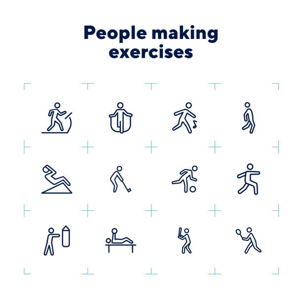 人们使练习线图标设置图片下载