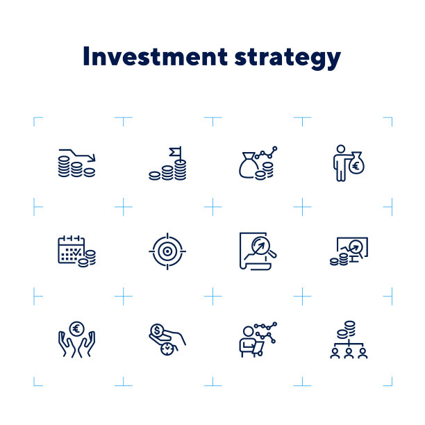 投资策略线图标设置图片下载