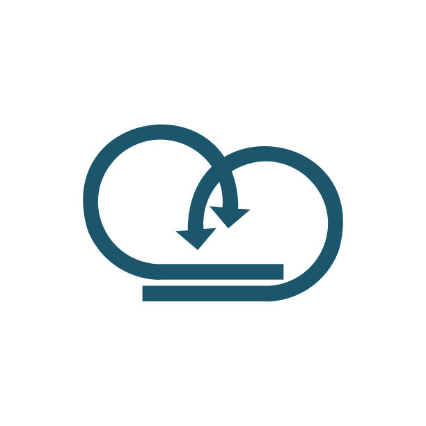 四箭合一，标志设计，团队建设共同协作的概念。股票矢量插图孤立的白色背景。图片下载