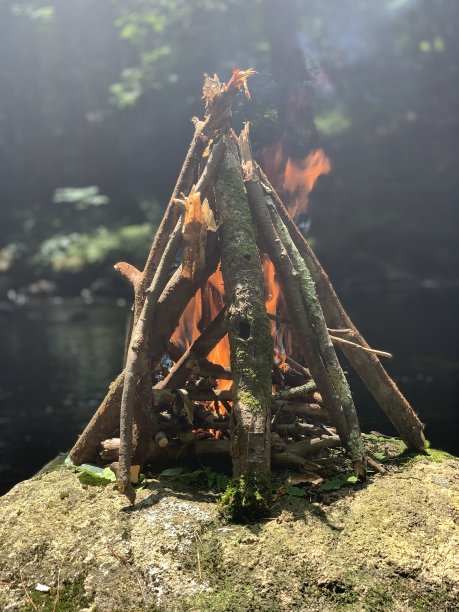 户外篝火图片下载