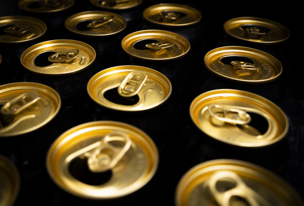 开铝罐的抽象图案图片下载