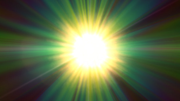 在黑色背景下的太空爆炸图片下载