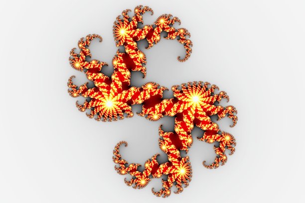 分形S设计孤立在白色背景。图片下载