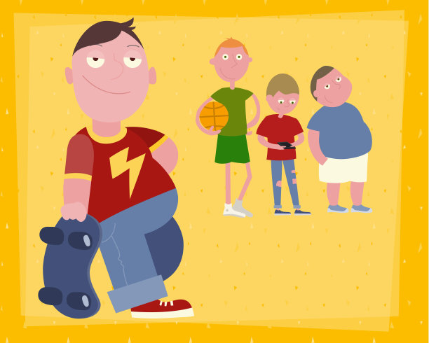 少年和他的三个朋友图片下载