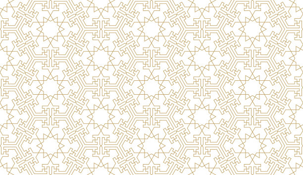 无缝图案背景在正宗的阿拉伯风格。图片下载