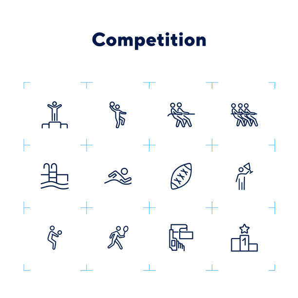 比赛线图标集图片下载
