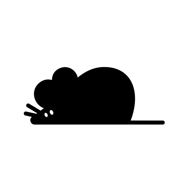 白色背景下的剪影图片下载