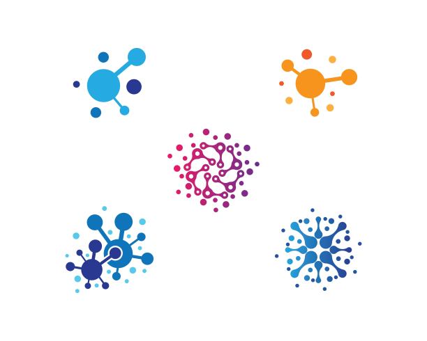 分子矢量图标图片下载