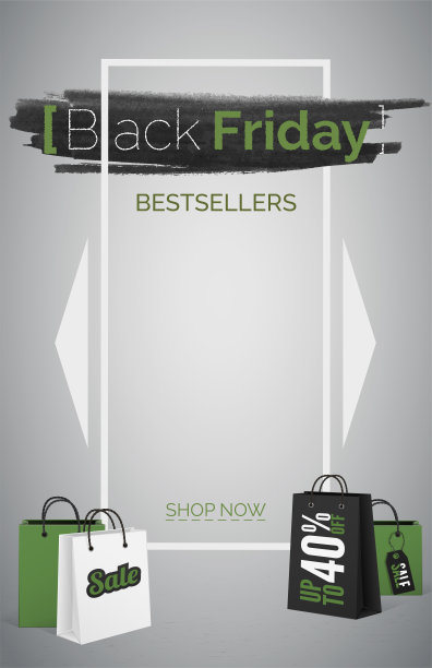 黑色星期五畅销书3d网络旗帜矢量模板。图片下载
