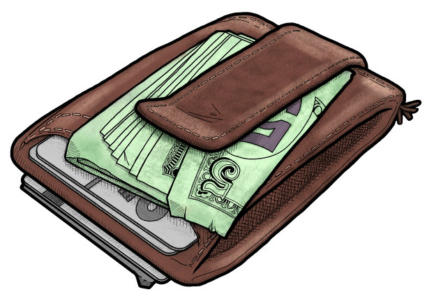 男人的钱包图片下载