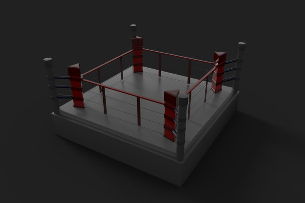 竞技场的暗室，3d渲染。图片下载