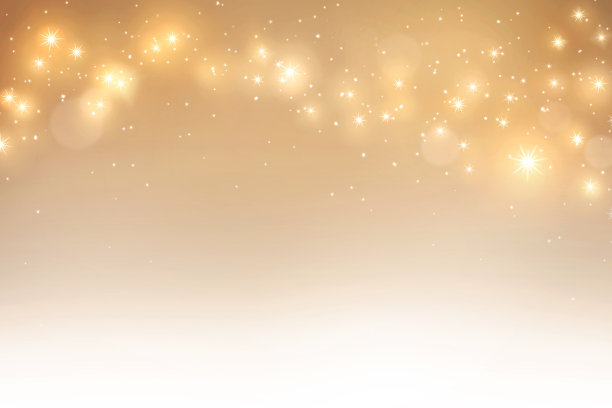 优雅的金色散景背景素材图片