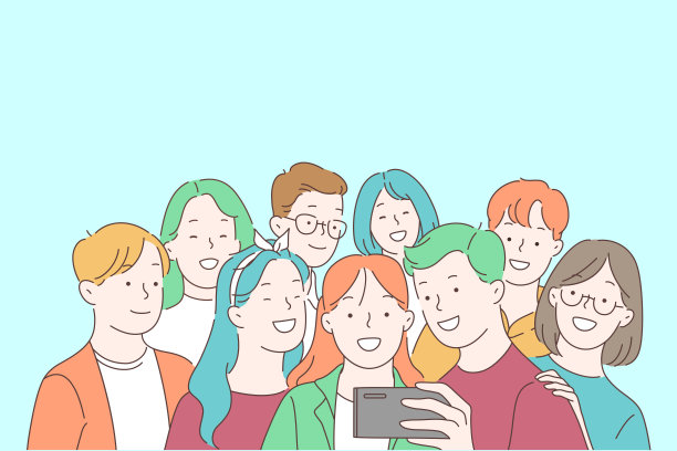 青少年社区，青少年友谊，花时间在一起和交流概念图片下载