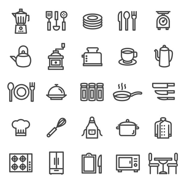 厨房图标设置图片下载