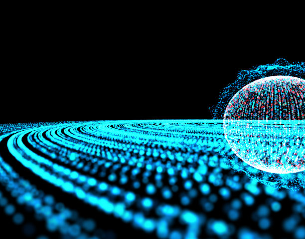 未来数据技术、信息传输、互联网技术和地球技术图片下载