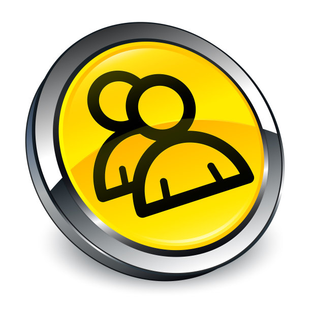 组图标3d黄色圆形按钮图片下载