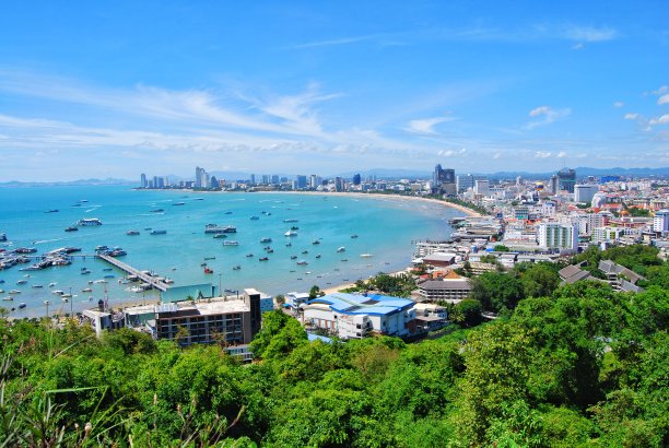 泰国芭堤雅的观点。图片下载