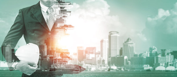 未来的建筑工程项目。图片下载