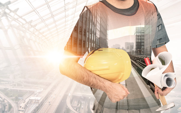 未来的建筑工程项目。图片下载