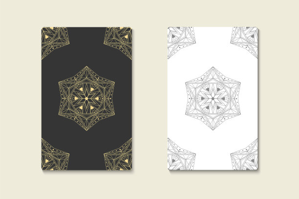 股票向量插画向量魔术水晶和手黄金标志精神指引塔罗牌阅读器设计。向量EPS10-2图片下载