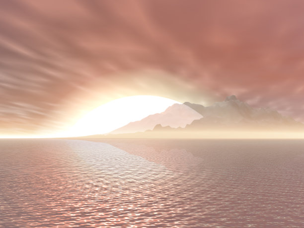 日落时景观图片下载