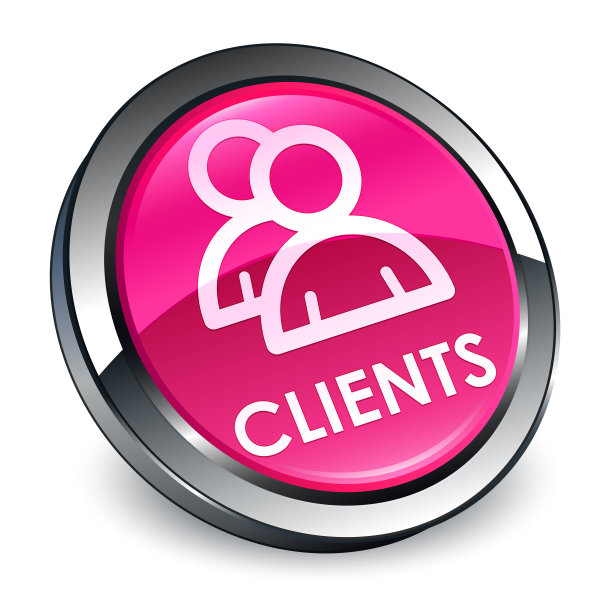 客户端(群组图标)3d粉色圆形按钮图片下载