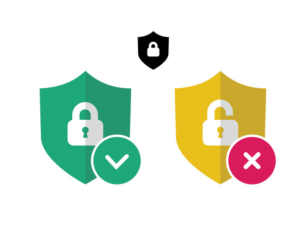 安全向量图标集。保护图标。盾矢量插图。图片下载