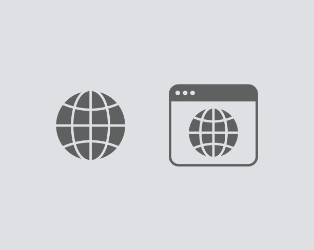 Web图标：时尚扁平风格图片下载