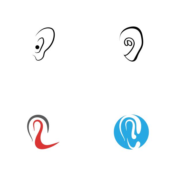 听力矢量插图设计图片下载
