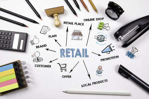 零售、营销、分销和配送、营销和品牌概念图片下载