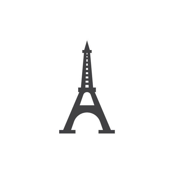 艾菲尔铁塔插图向量图片下载