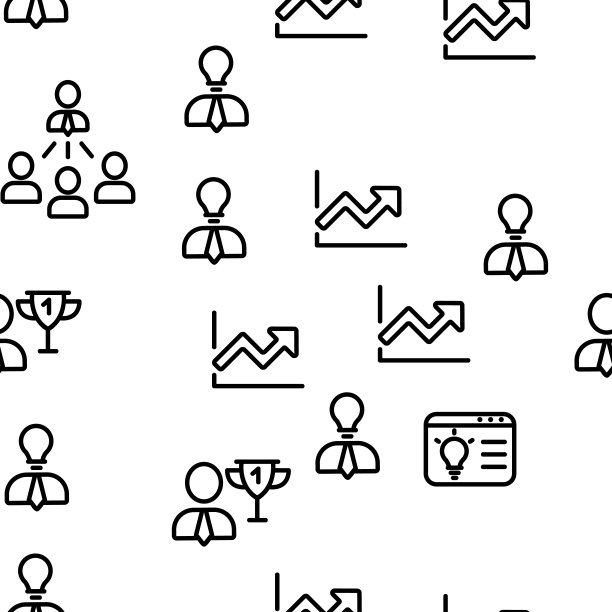 信息业务矢量无缝模式图片下载