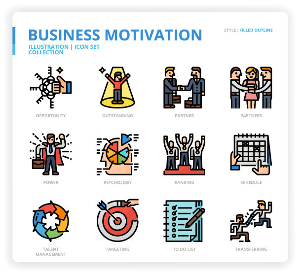 业务动机图标集图片下载