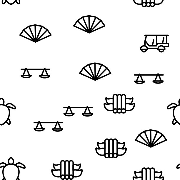 越南矢量无缝模式图片下载