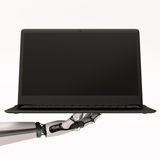 机器人手提电脑图片下载