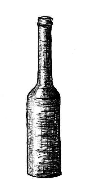 抽象插图图形啤酒节啤酒孤立白色绘图集图片下载