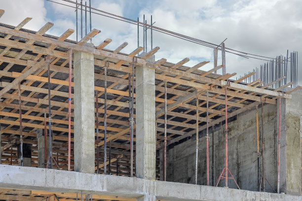 框架房施工模板的准备图片下载