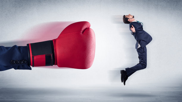 大手拳击小商人图片下载