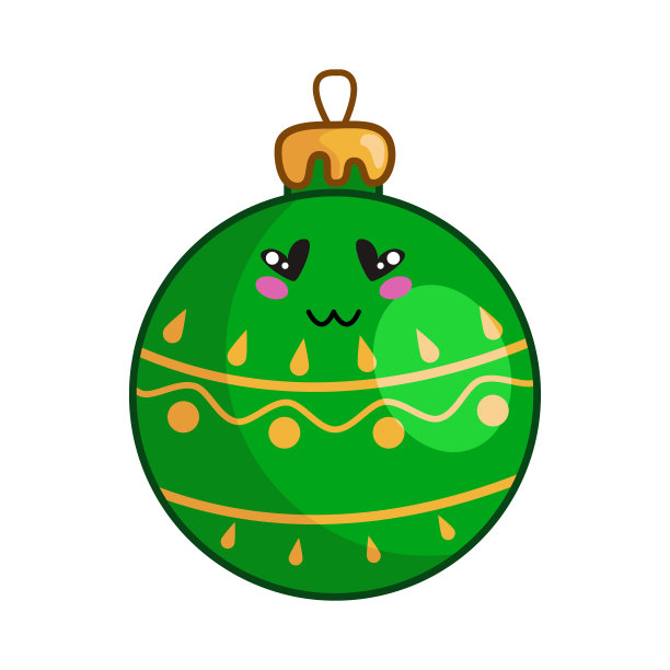 向量卡哇伊圣诞收藏图片下载