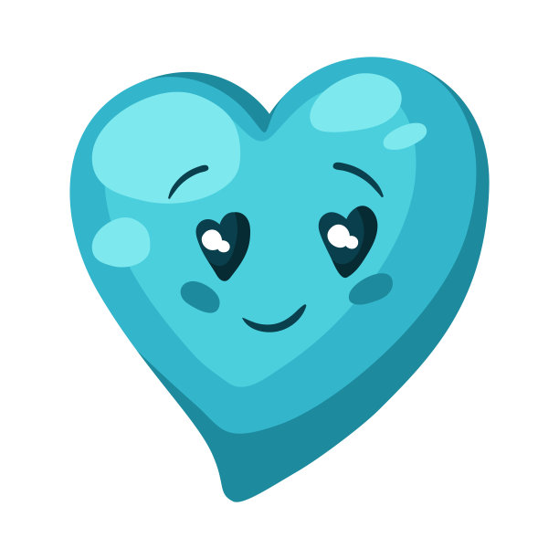 可爱的心的插图。庆祝情人节。图片下载