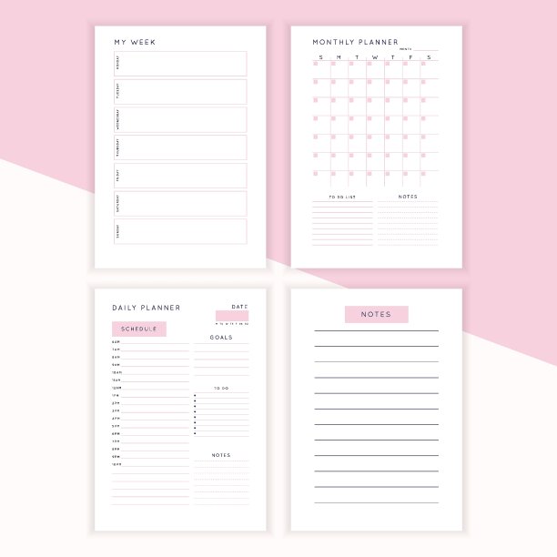 计划表矢量素材图片下载