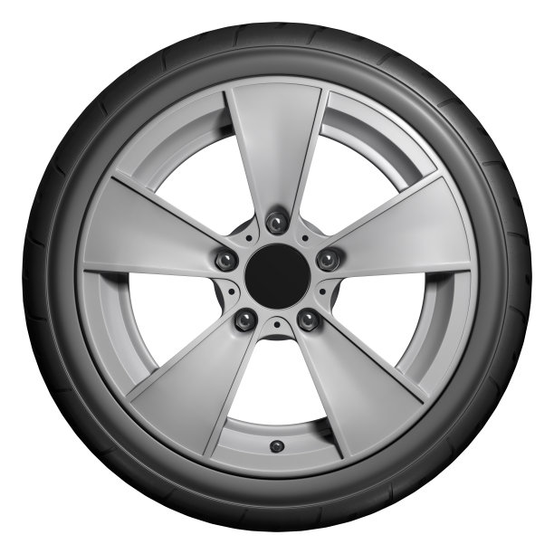 光滑车轮3D渲染图片下载