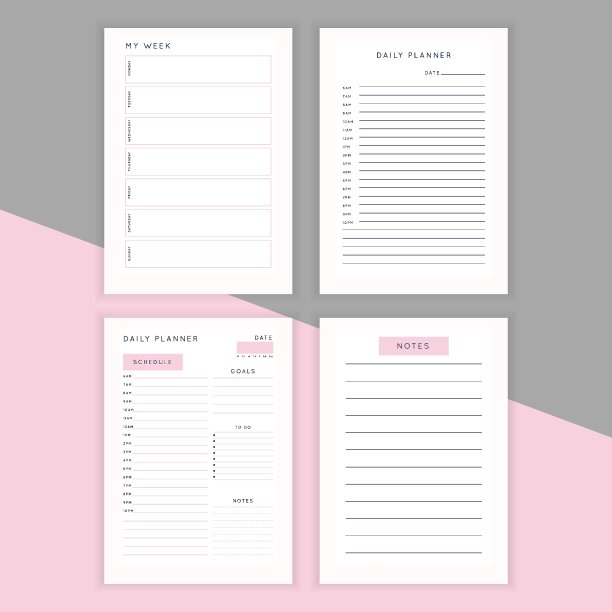 计划表矢量素材图片下载