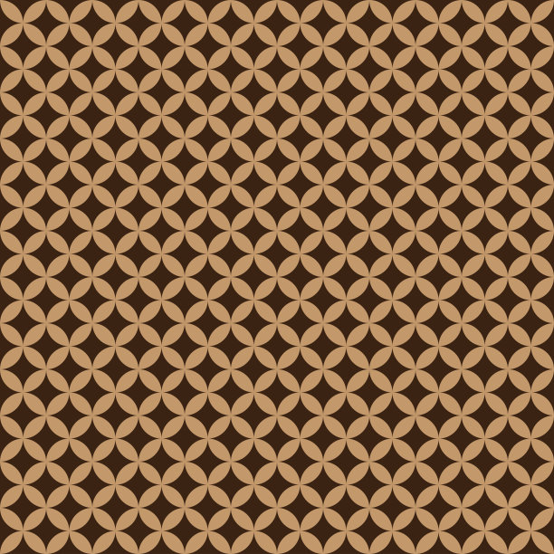 日本Shippo七宝几何图案棕色图片下载