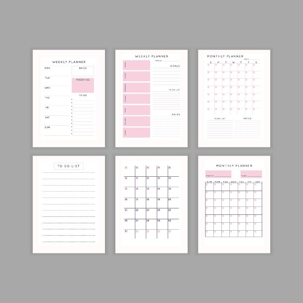 计划表矢量素材图片下载