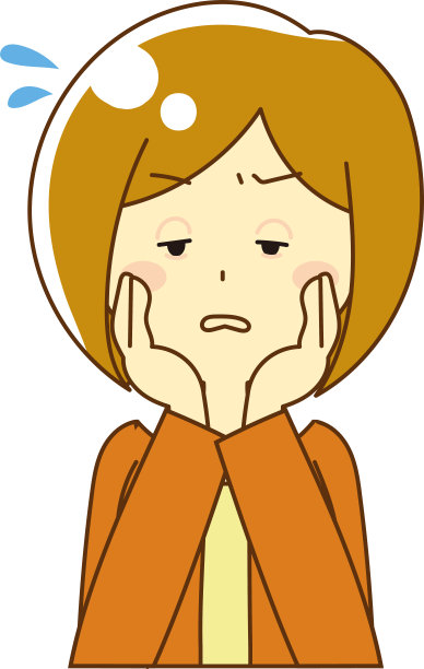 一个有麻烦的女人的插图图片下载