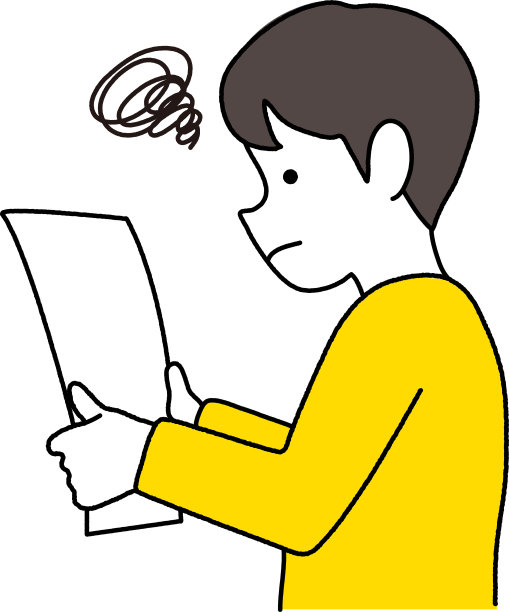 学生看印刷品的插图图片下载